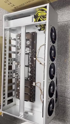 metal S11 8 Gpu de 65m m que mina el marco de caja del ordenador del marco del aire abierto
